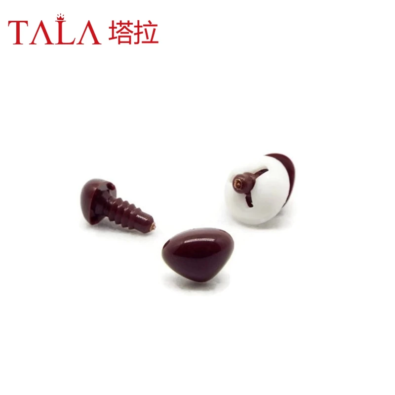 Triangle Brown Safety Noses For Toy 4.5mm/6mm/7mm/8mm/9mm/10mm/12mm/15mm/18mm