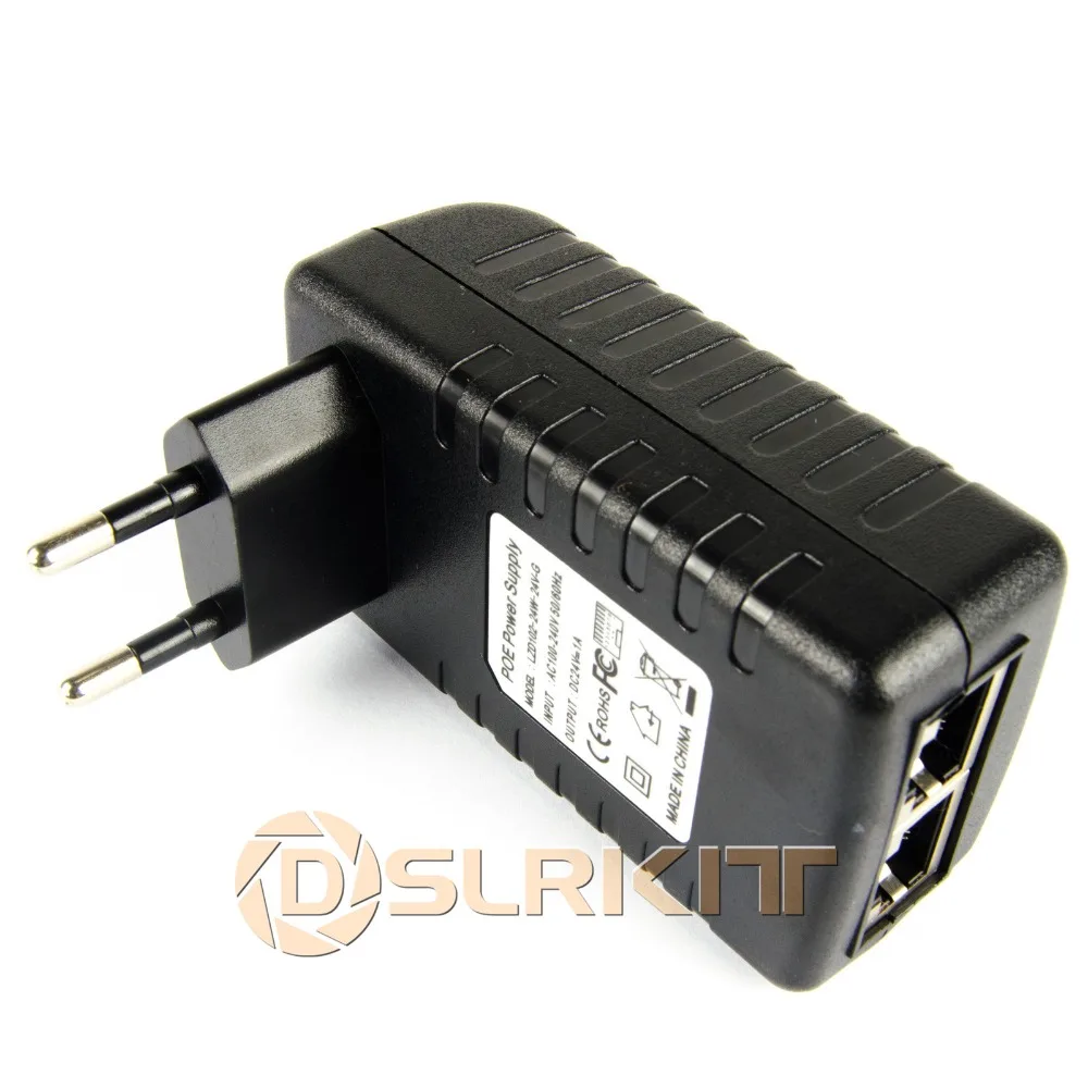 DSLRKIT Gigabit 24 V PoE Injector Adapter Ubiquiti UAP AC LR LITE POE-24 12W-G 24W-G 7W-G