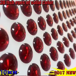 2022new artificial 3d fishing lure eyes  quantity:800pcs/lot  solid color: red