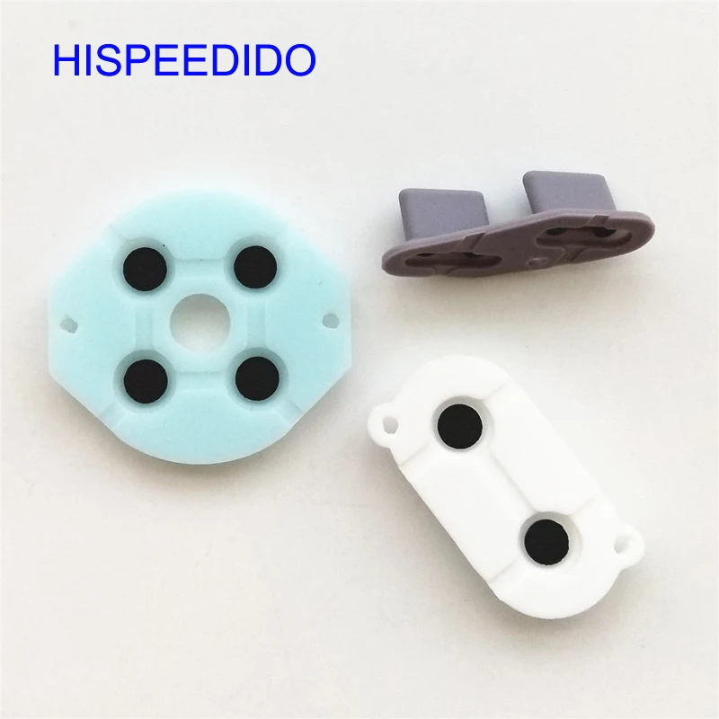 HISPEEDIDO 2 เซ็ต/ล็อตเปลี่ยน Conductive ยางซิลิโคนสําหรับ Nintendo Gameboy Classic GB GBO คอนโซล DMG