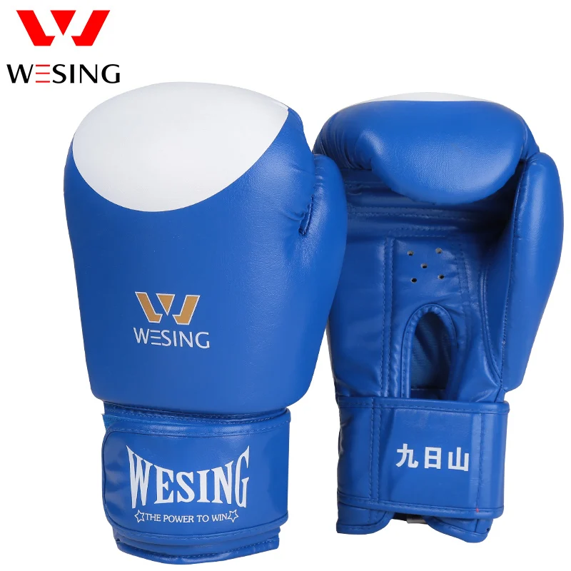 Wesing Men Women Boxing Gloves MMA Sanda Muay Thai Boxe Punching Bag Gloves Training Gloves Mitts