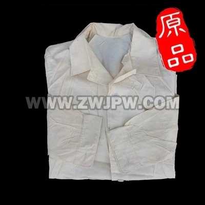 

Original Chinese Army Type 65 Womens White Shirt long sleeve tops cotton