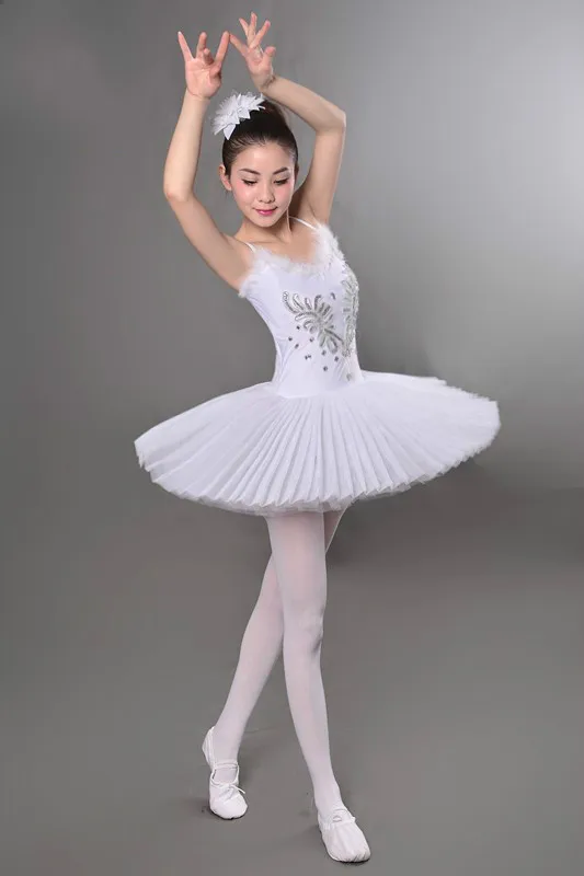 Swan Lake Ballet Costumes Adult Professional Platter Tutu Ballet Dress For Girls Women Classical Ballet Tutu Dancewear