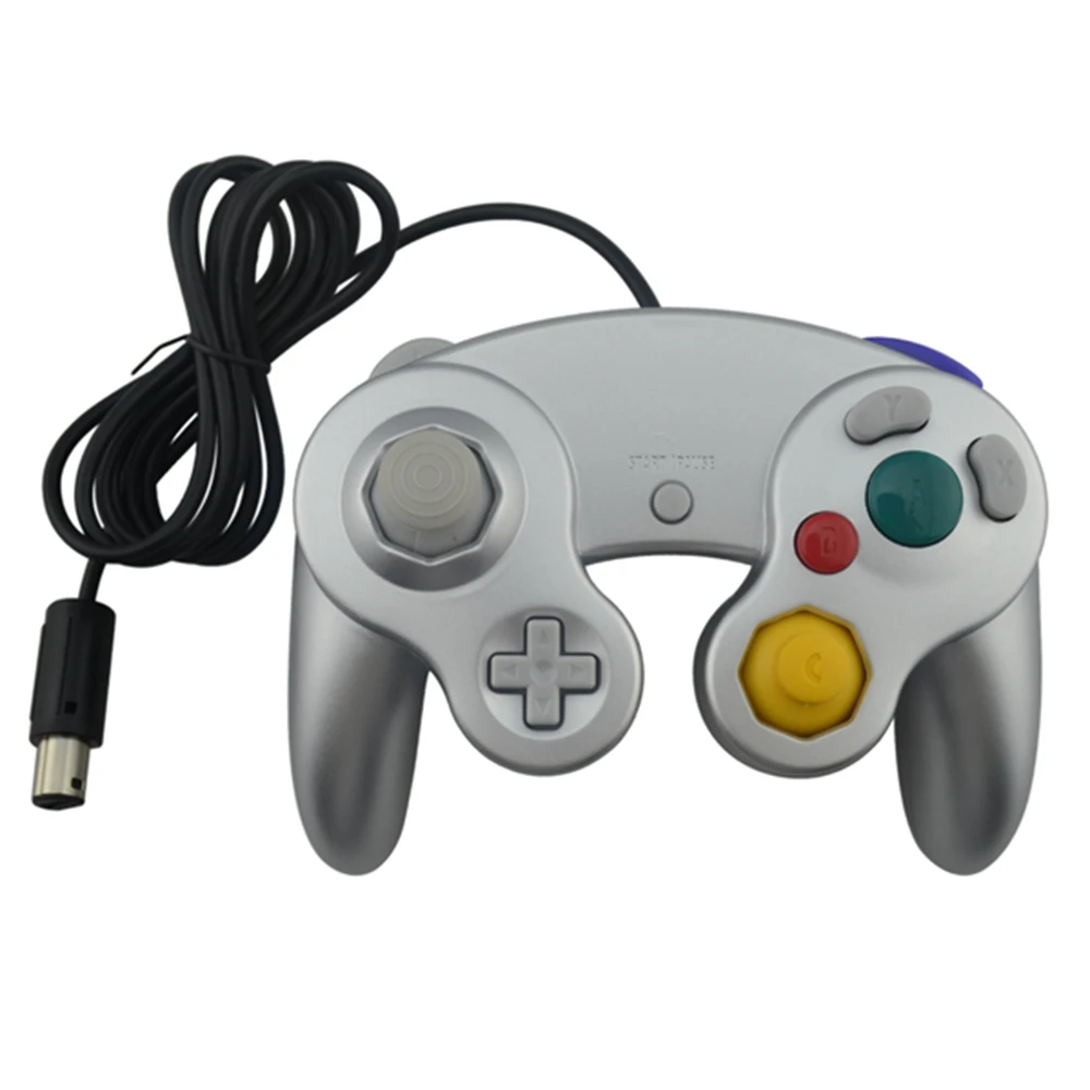 Wired Game Controller Gamepad  for NGC Joystick With One Button  for Game-Cube for W-i-i