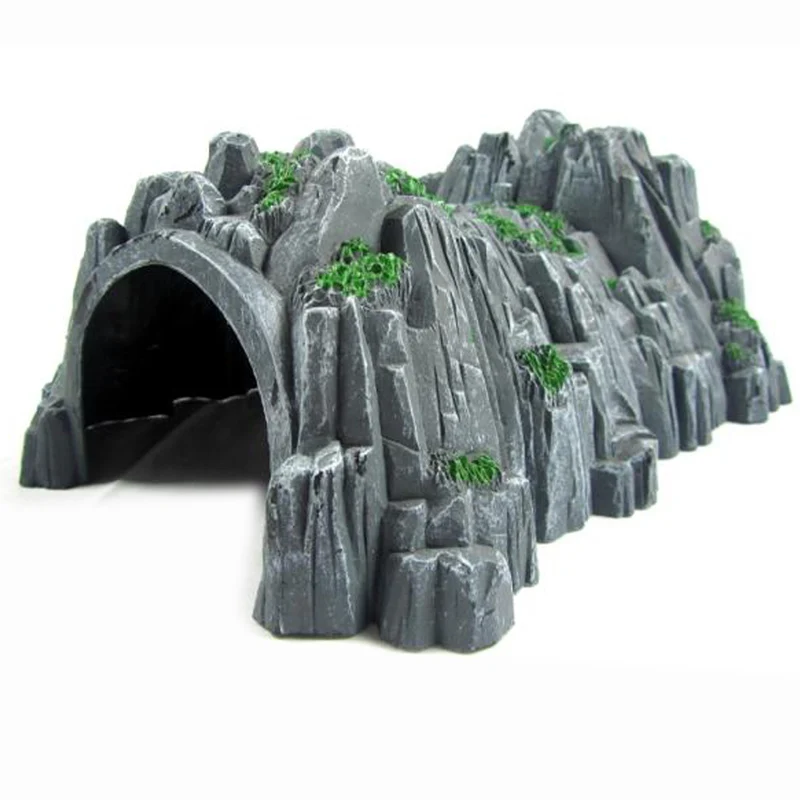 EDWONE --Big Size Plastic Rockery Tunnel Track Train Slot Railway Accessories Original Toy Gifts For Kids