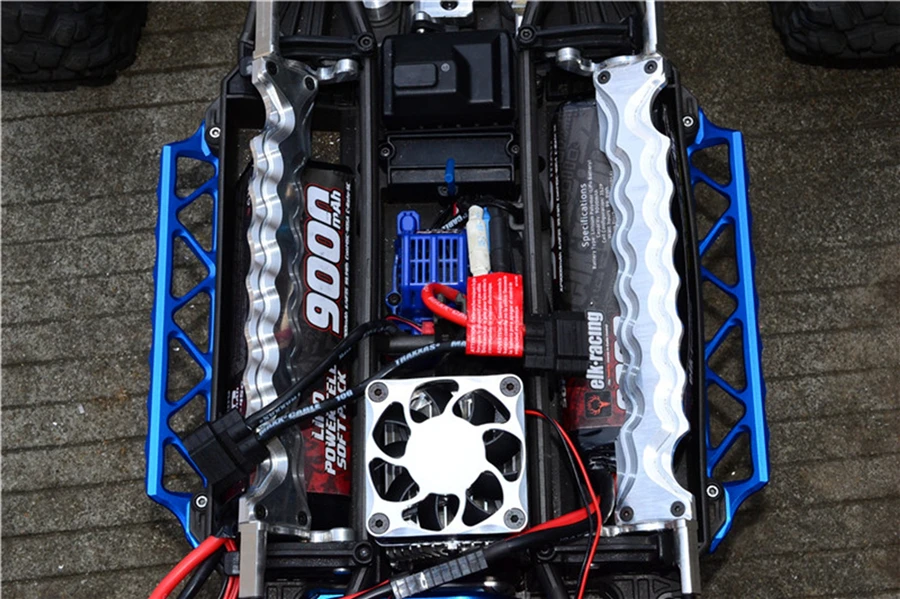 1/5 X-Maxx Xmaxx อลูมิเนียมด้านข้าง Trail ด้านข้างโลหะแผ่นลื่นไถล Pedal Footplate