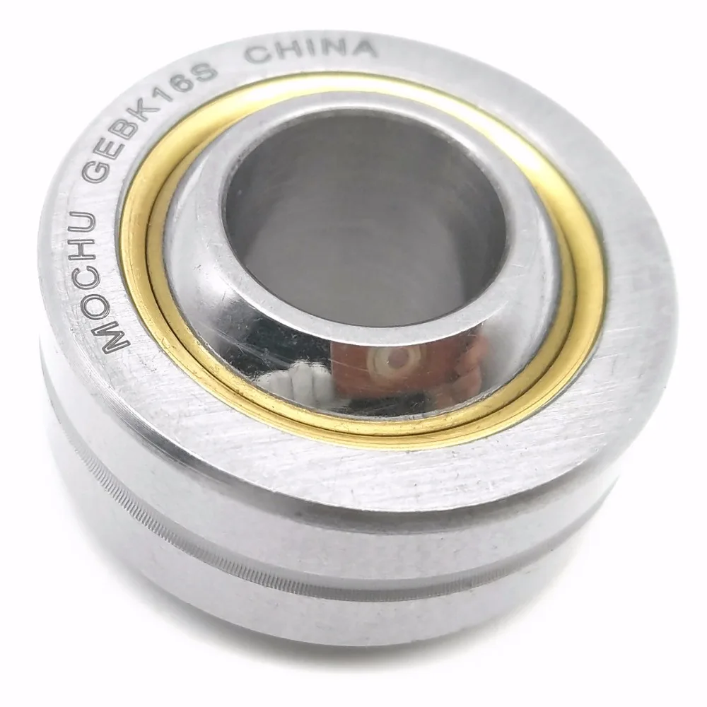 1PIECE MOCHU GEBK16S 16X38X21X15 PB16 PB-16 GEBK PB Radial Shaft Spherical Plain Bearings With Self-lubrication