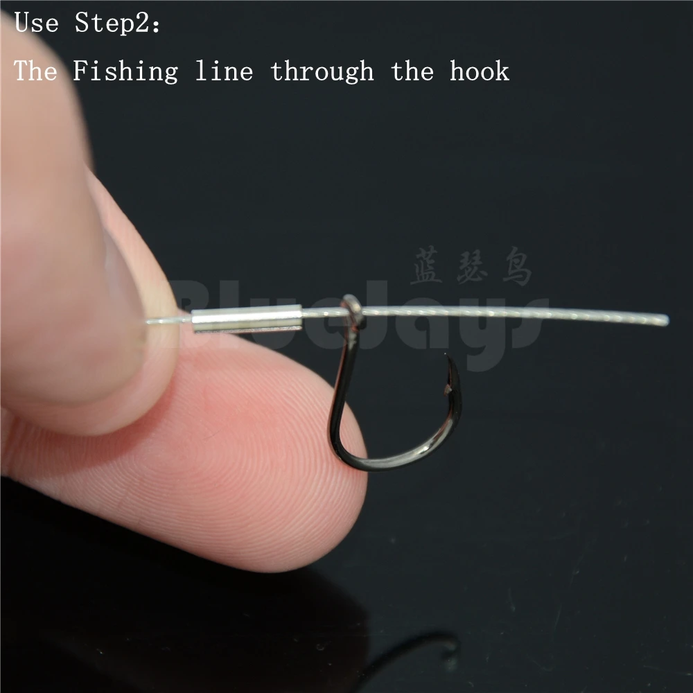 100pcs/lot Fishing stainless steel fishing line sleeve copper tube 0.8-3.4mm fishing accessories fishing line tube 8mm