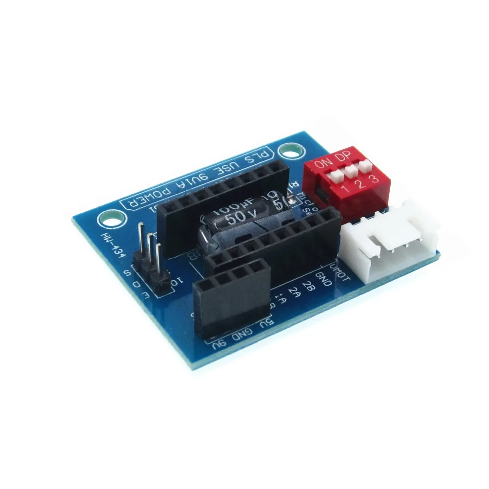 10 pçs/lote 3D Impressora A4988 DRV8825 placa de Expansão Placa de Controle de Motor de Passo