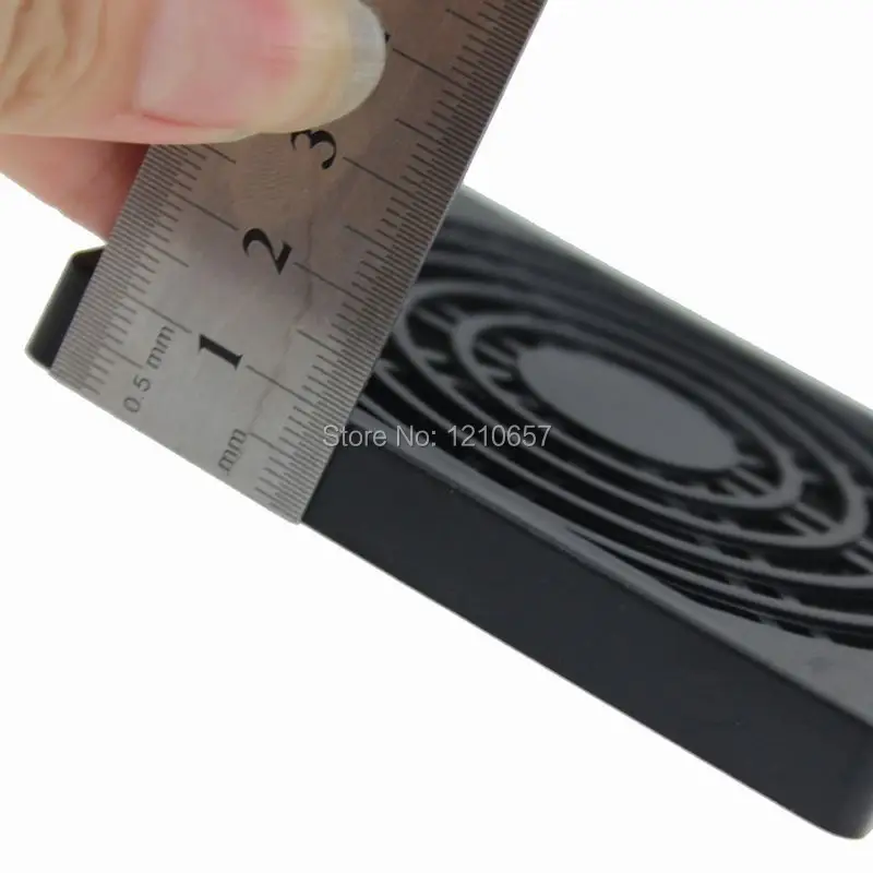 600Pieces LOT 8CM 80mm Fan Filters Black Plastic Dust Network Cooling Fan Dedicated Grille