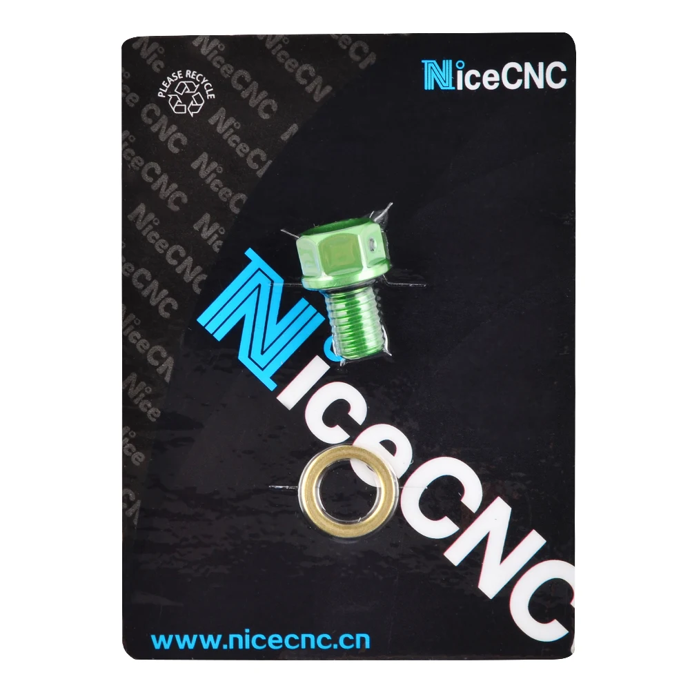 NICECNC 10mm M10xP1.5 Yağ tahliye tapası Cıvata Vida Kawasaki KX250F KX250 KX125 KX85 KX 250 125 85 65 250F 450F 112 500 250R