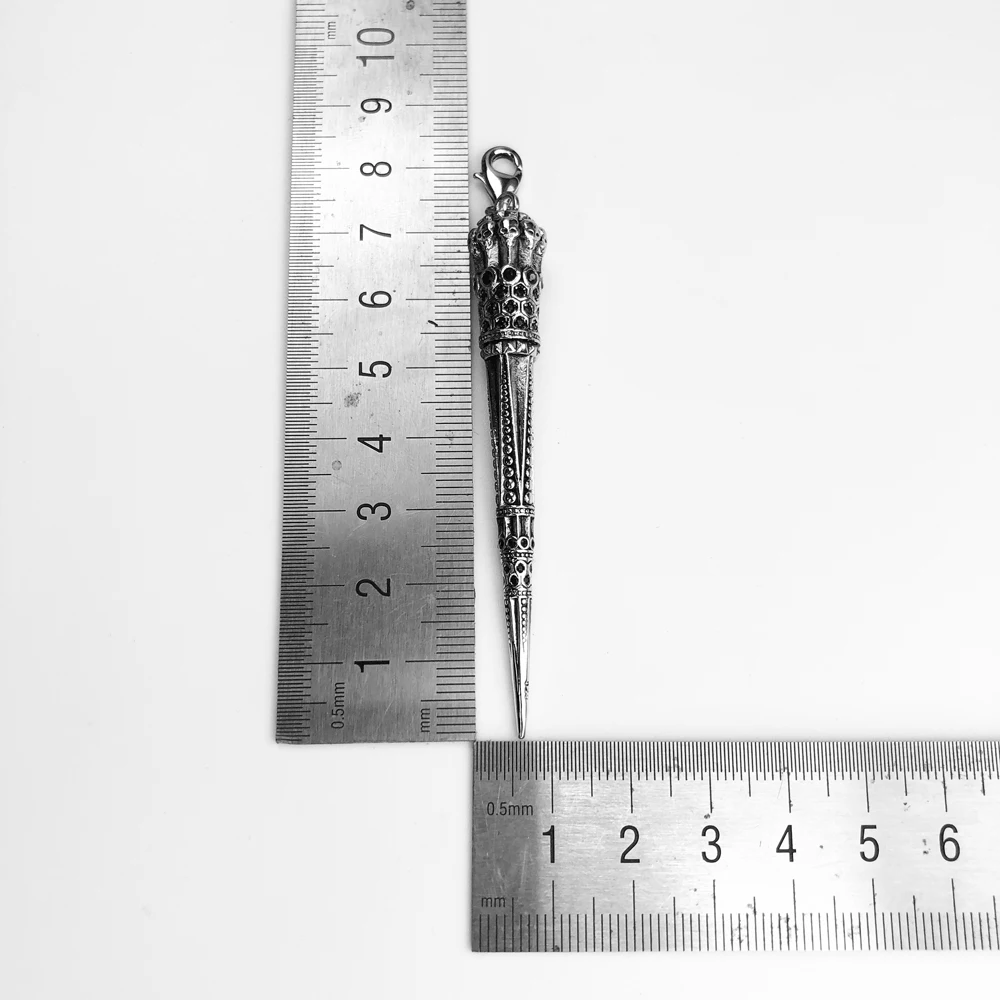 Pendant Charm Skull Cone Ethnic Sword Cross Anchor 925 Sterling Silver Jewelry Punk Gift For Women Men Fit Bracelet Necklace Bag
