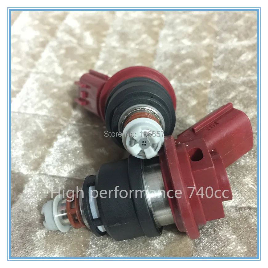 High performance 740cc fuel injector for nissan SR20DET SR16VE SR18DE SR20DE  SR20VE RB25 RB25DET KA24DE  VG30DE VG30DETT VG30E