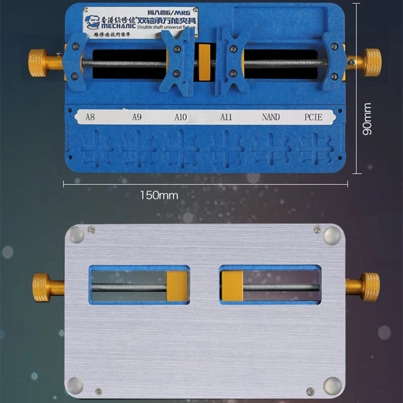 ทนอุณหภูมิสูง PCB ผู้ถือยึดสำหรับ iPhone เมนบอร์ด A8 A9 A10 A11 A12 NAND PCIE CPU ชิป IC ซ่อมเครื่องมือ