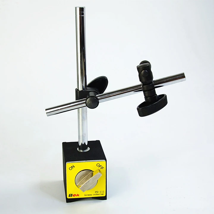 Magnetic Base Holder With Double Adjustable Pole For Dial Indicator Test Gauge PD-111