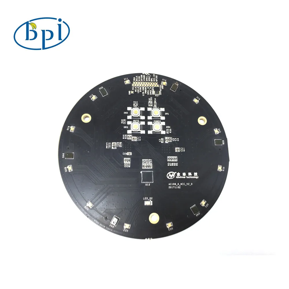 BPI-R18 allwinner placa de circuito oficial com allwinner soc-apenas 3-mic far-field dev kit