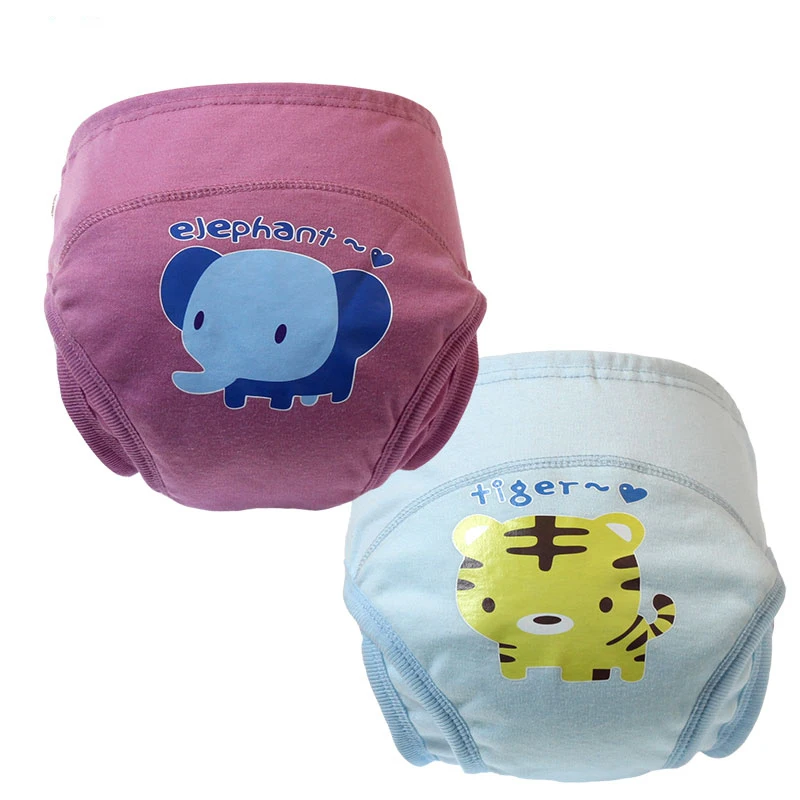 Baby Panties Cloth Cartoon Diapers Leak-Proof Infant Underwear Training Panties Child\'s Underwear Briefs for Girls Newborn Panty