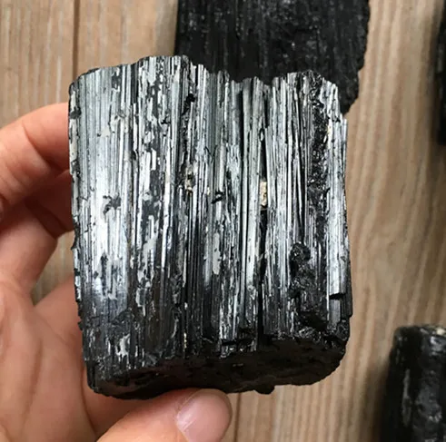 top quality large black tourmaline big size natural stones and minerals rough black tourmaline specimen around 60-100g