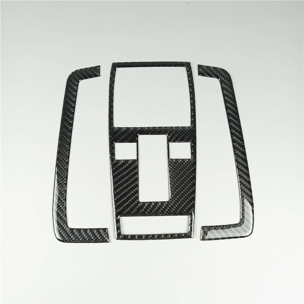Carbon Fiber Car Roof Reading Lamp Cover Trim For Mercedes Benz C class W204 2007-2014 Dome Light Frame Decoration