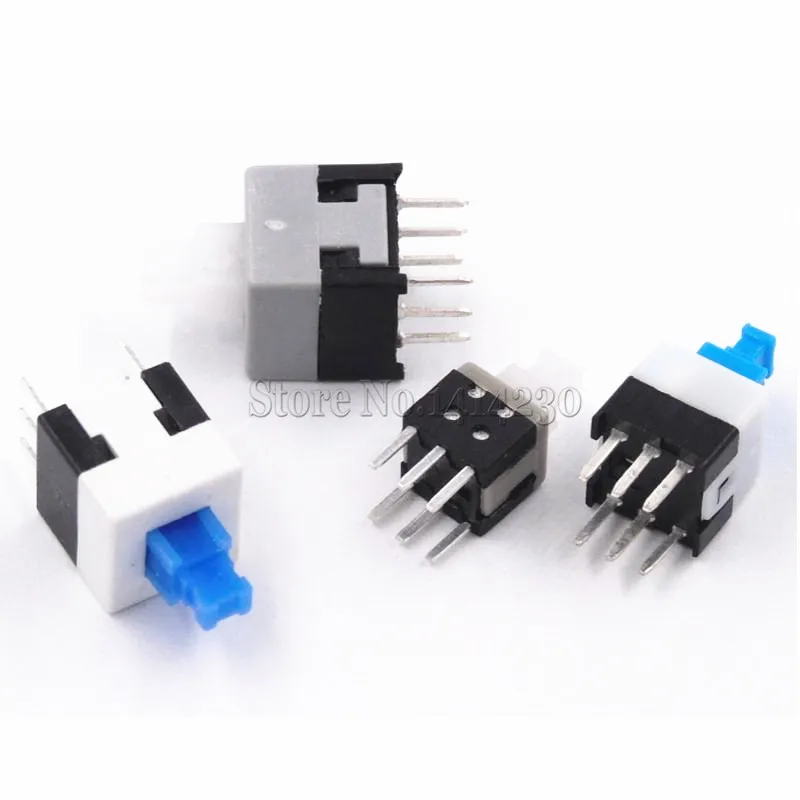 40PCS Push Button Switch Self Lock 7x7mm 8x8mm 8.5x8.5mm 5.8x5.8mm Micro Switch