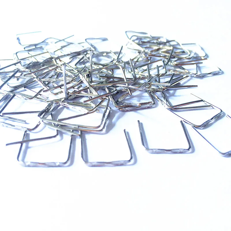 Hot Selling 100pcs/lot 12mm Chrome Stainless Steel Square Buckle Hook For DIY Accessories Lighting Curtain Bead Metal Connectors