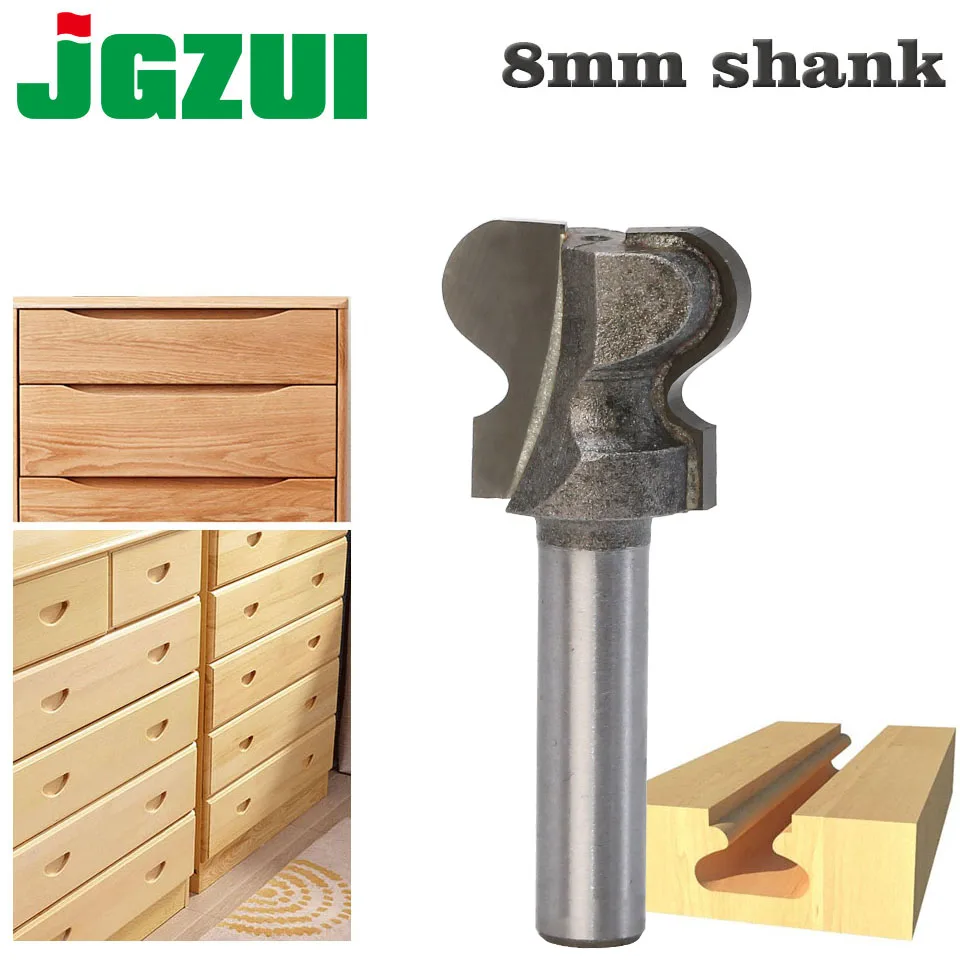 8mm shank Router Bits for Wood Industrial Grade Double Finger Bit Woodworking Tools Wood Milling Cutter End MilL