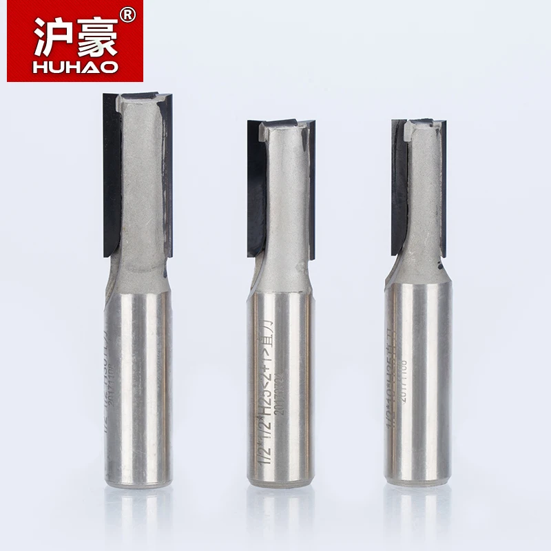 

HUHAO 1pc 1/2" Shank Diamond CVD Coating Cleaning Bottom Endmill Woodworking Cutter Slotter Engraving Tool PCD Router Bit