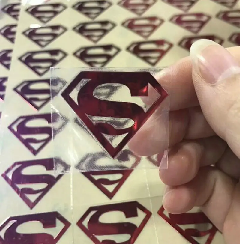 Stiker Kartun Logam Mode Baru