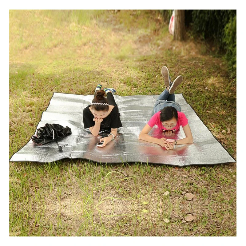 

Waterproof Aluminum Foil EVA Camping Mat Foldable Folding Sleeping Picnic Beach Mattress Outdoor Mat Pad 200X200cm