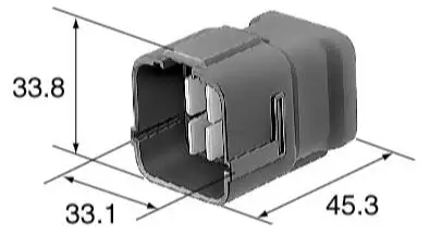 Free shipping 10 pcs Sumitomo 16 Pole gray Male Waterproof Automotive Connector 6188-0495