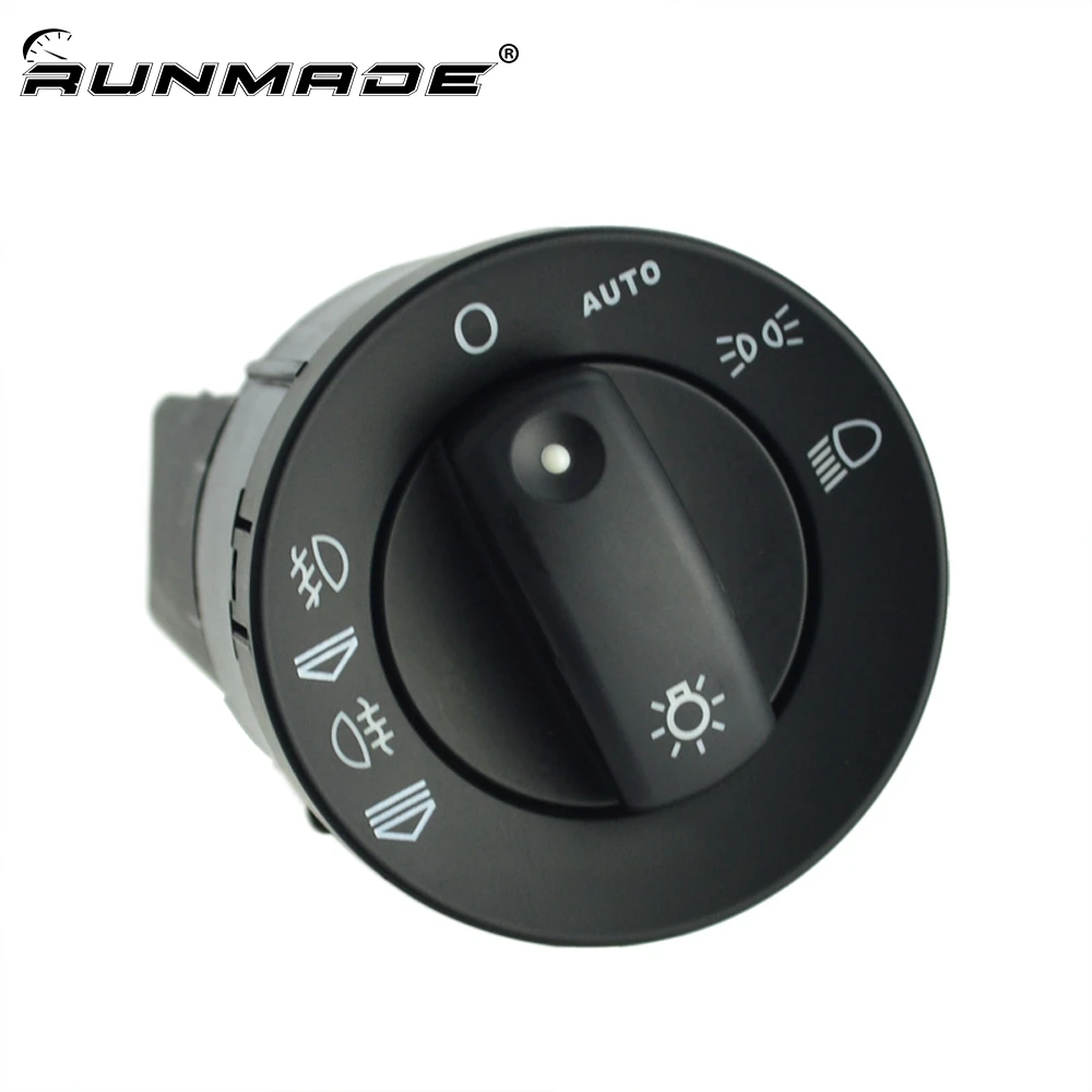 runmade Car Front Headlight Fog lights Switch Control 8E0 941 531 with or without AUTO Function for Audi A4 B6 S4 RS4 B7