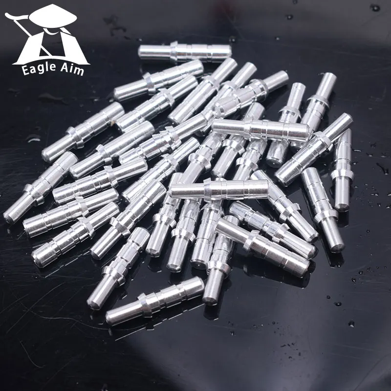 Aluminum Crossbow Nock Pin Fit for Compound Recurve Bow, Hunting Archery, ID,  4.2mm, 6.2mm, 24Pcs