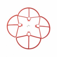 BLLRC for 4pcs MJX B5W F20 BUgs 5W four-axis aircraft paddle drone red protective cover spare parts