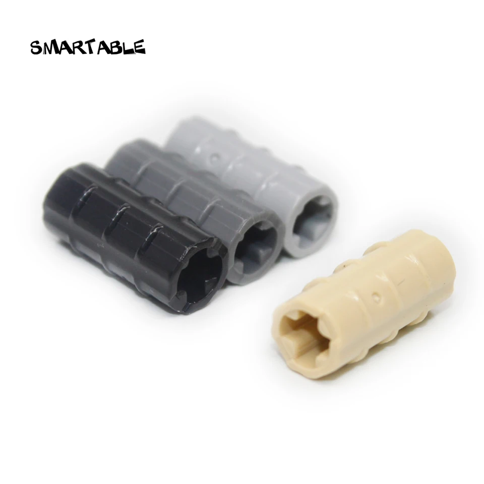 Smartable High-Tech Axle Joiner 1x2 Connector Building Block MOC Parts Toys For Children Compatible 6538b 80pcs/Set