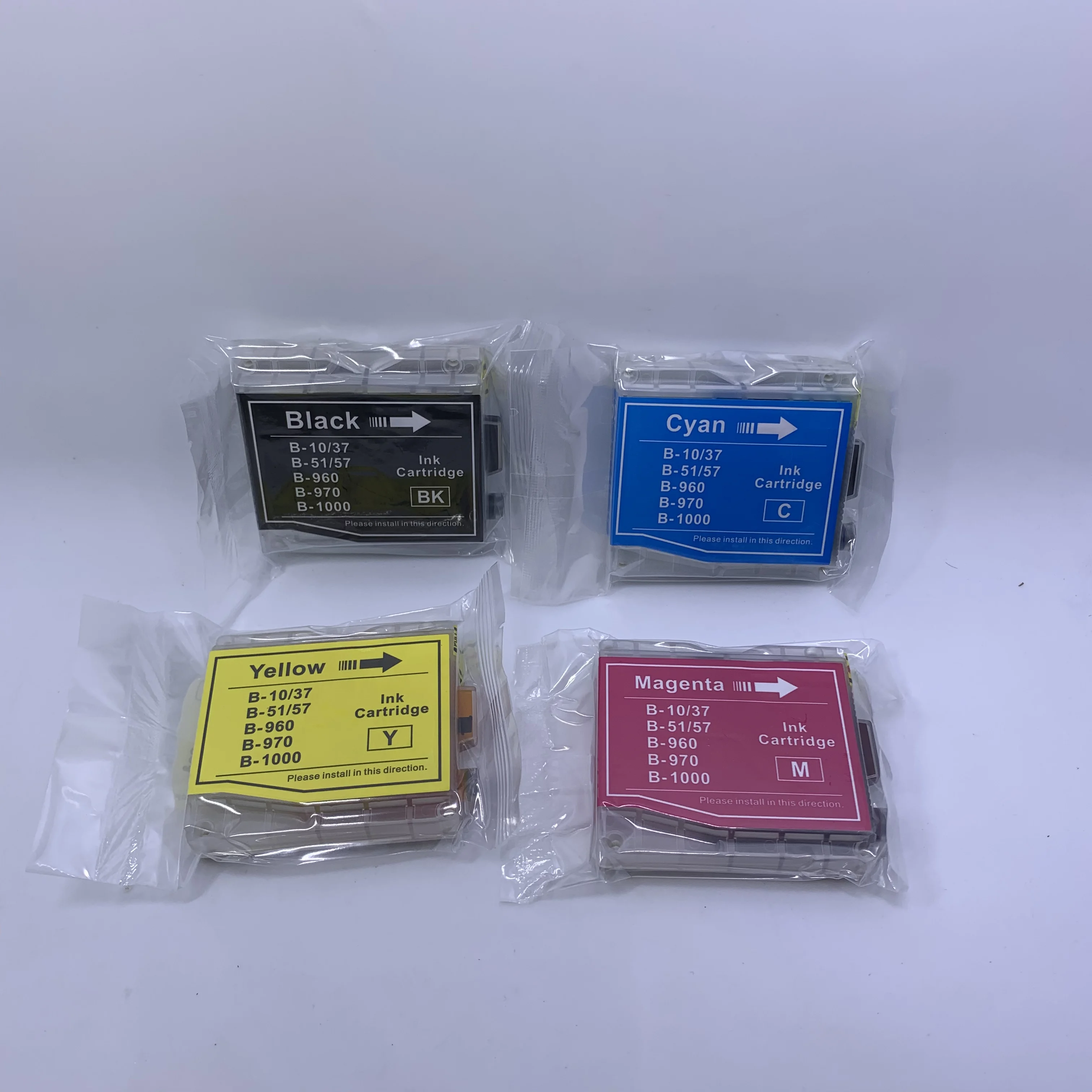 

YOTAT 1set Compatible Ink cartridge LC10 LC37 LC51 LC57 LC960 LC970 LC1000 for Brother DCP-130C 135C 150C DCP-330C printer