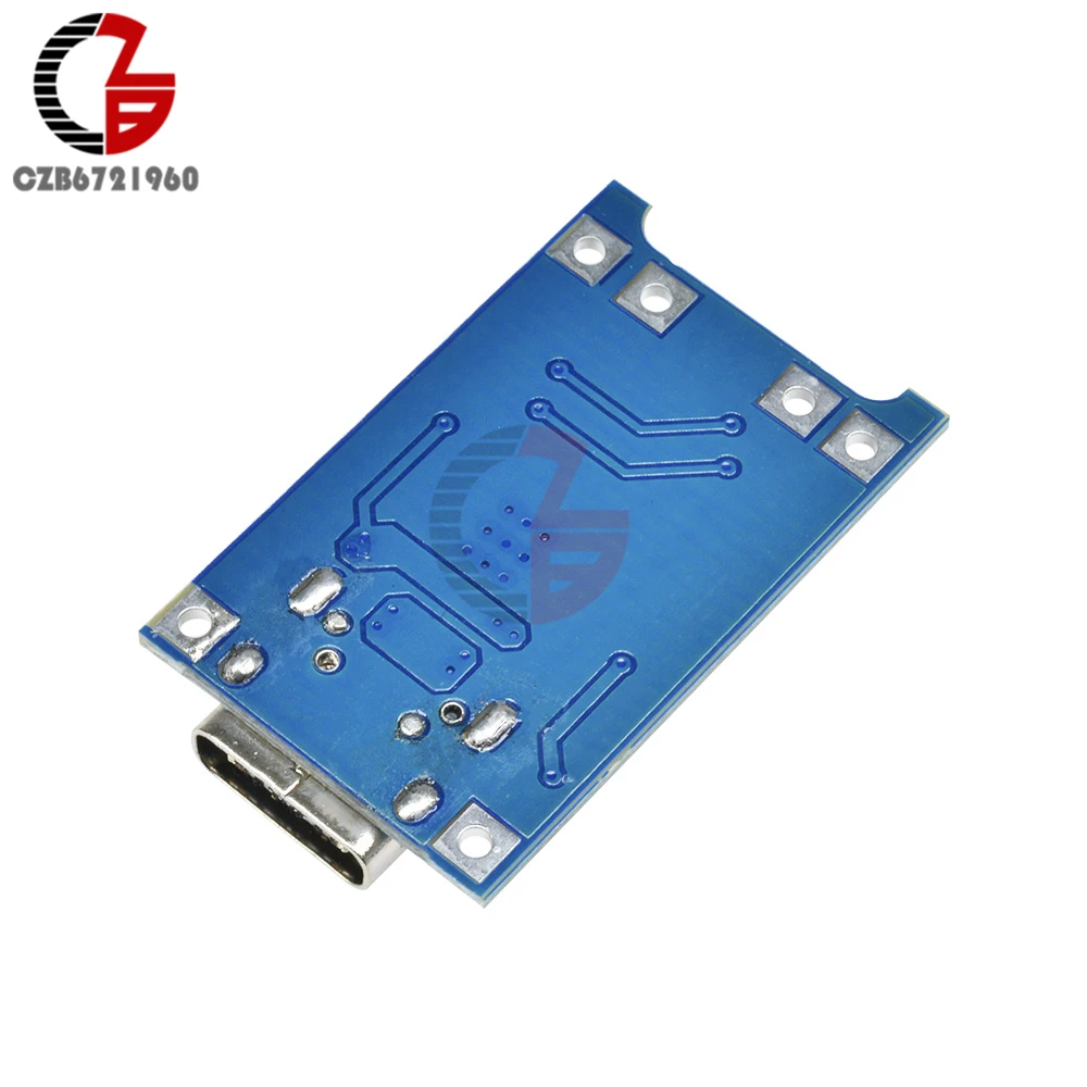 Type-C TP4056 18650 Lithium Battery Charging Board 5V 1A USB Li-ion Lithium Cell Charger Protection Module for Mobile Power DIY