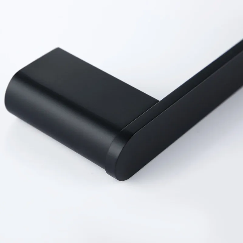 Single Bar Tissue Holder Hanging Rack Concise Wall Mounted Hotel Bathroom Fixture Stainless Steel Roll Paper Dispenser Shelf