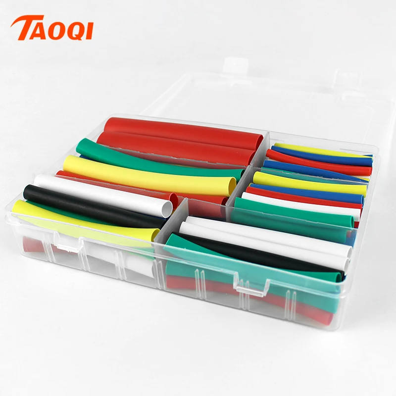 102pcs/Set 3:1 Ratio Heat Shrink Tube  Assorted Shrinkable Tubing Insulation Electronic Heatshrink Wrap Cable Sleeve Wire kit