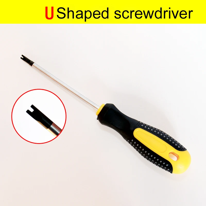 4pcs/set M1.7 M2.0 M2.3 M2.6 Magnetic Tip U shaped Groove Type Screwdriver Repair Tool