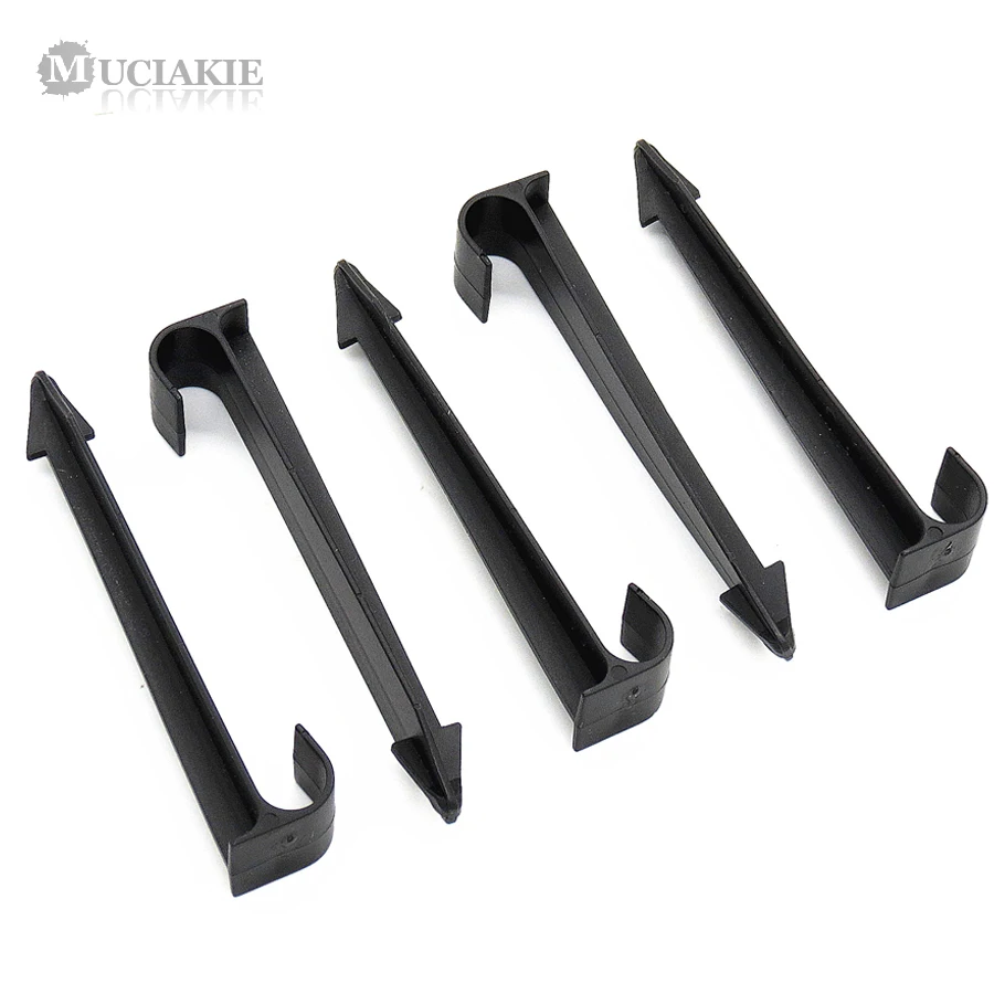 

MUCIAKIE 10PCS DN16 C-type Ground Stakes for PE Pipe Drip Irrigation Hose Tube Holder Brackets Garden Water Connectors