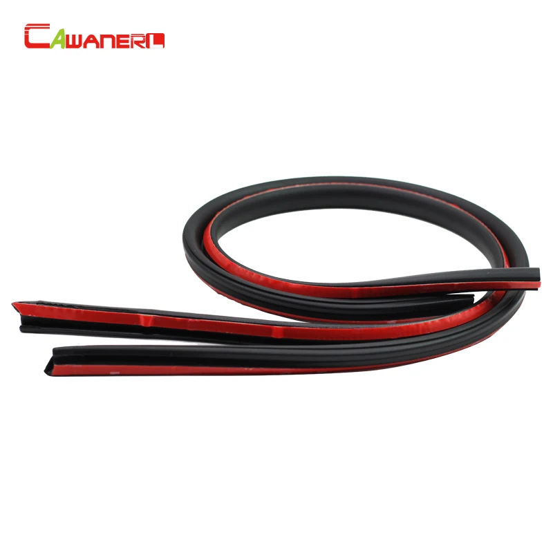 

Cawanerl 1 Pair B-Shape 1.5 Meter Car Door B-Pillar Rubber Seal Strip Weatherstrip Noise Control Sealing Strip Edge Trim