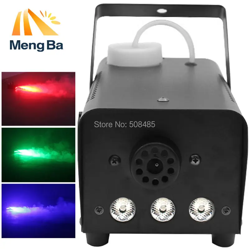 

Mini 400W LED RGB Wireless Remote control fog machine pump dj disco smoke machine for party wedding Christmas stage LED fogger