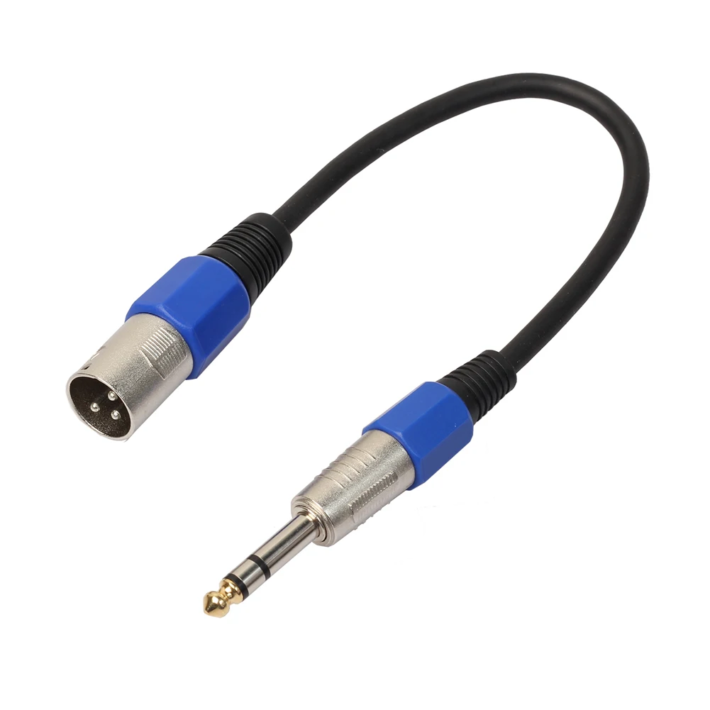 Profesjonalne 3-Pin XLR męska wtyczka wtyczka do 1/4 \