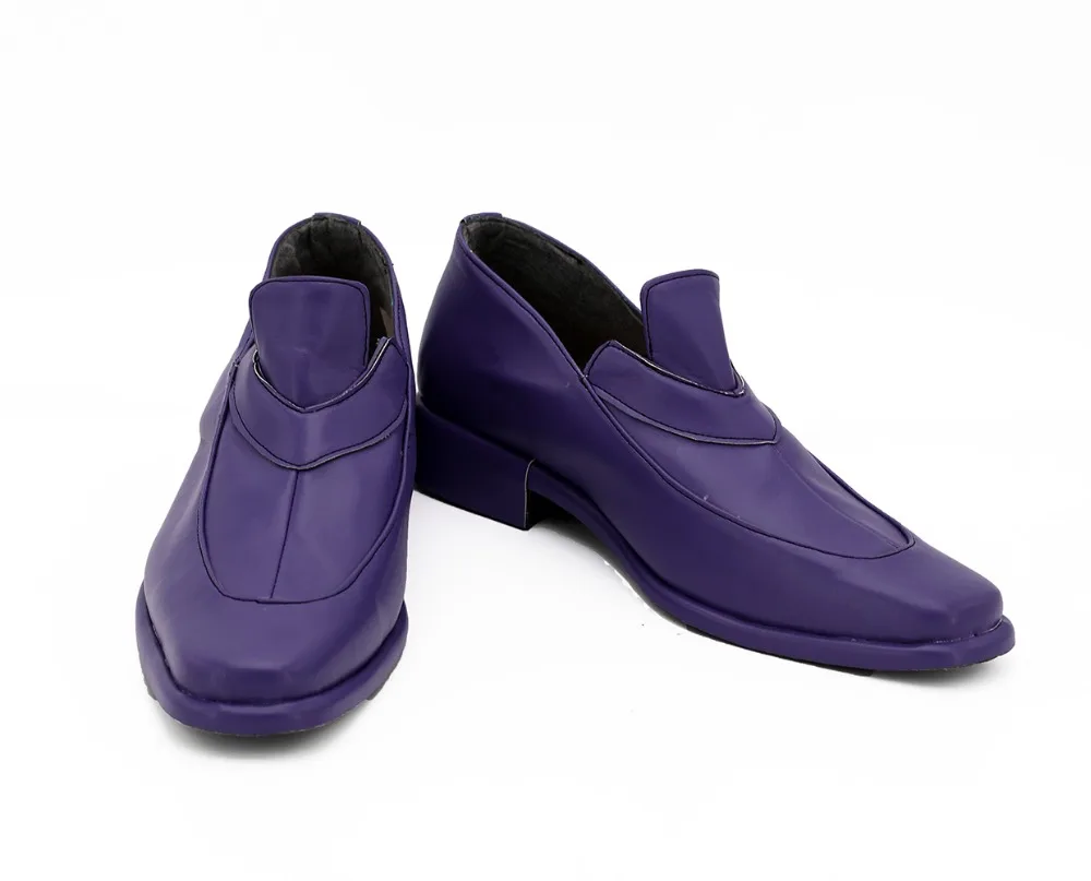 Vento Aureo Leone Abbacchio Shoes Cosplay JoJo's Bizarre Adventure: Golden Wind Leone Abbacchio Cosplay Shoes Purple Boots