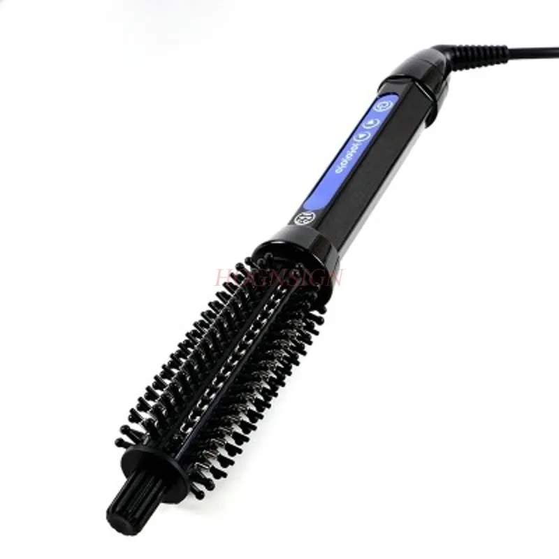 Anti-scalding Ceramic Electric Hair Comb Does Not Hurt Straight Round Bar Dual-use Men\'s Buckle Short Hair Pear Head Perm Sale
