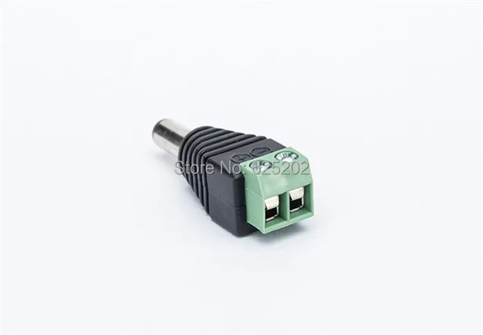 

DC Male Connector for CCTV Cameras Positive and Negative Terminals BNC Connector 5 pieces