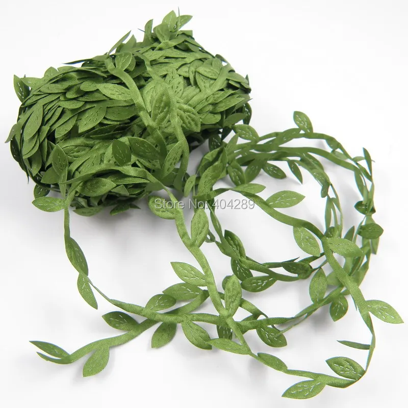 

1PCS 20m Artificial Green Flower Leaves Rattan DIY Garland Accessory For DIY handband Hair Accessory