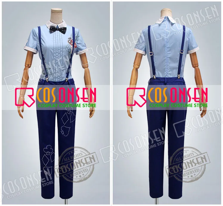 COSPLAYONSEN Game A3! Boy Alice in Wonderland/Event Spring Usui Masumi cosplay costume full set adult costume