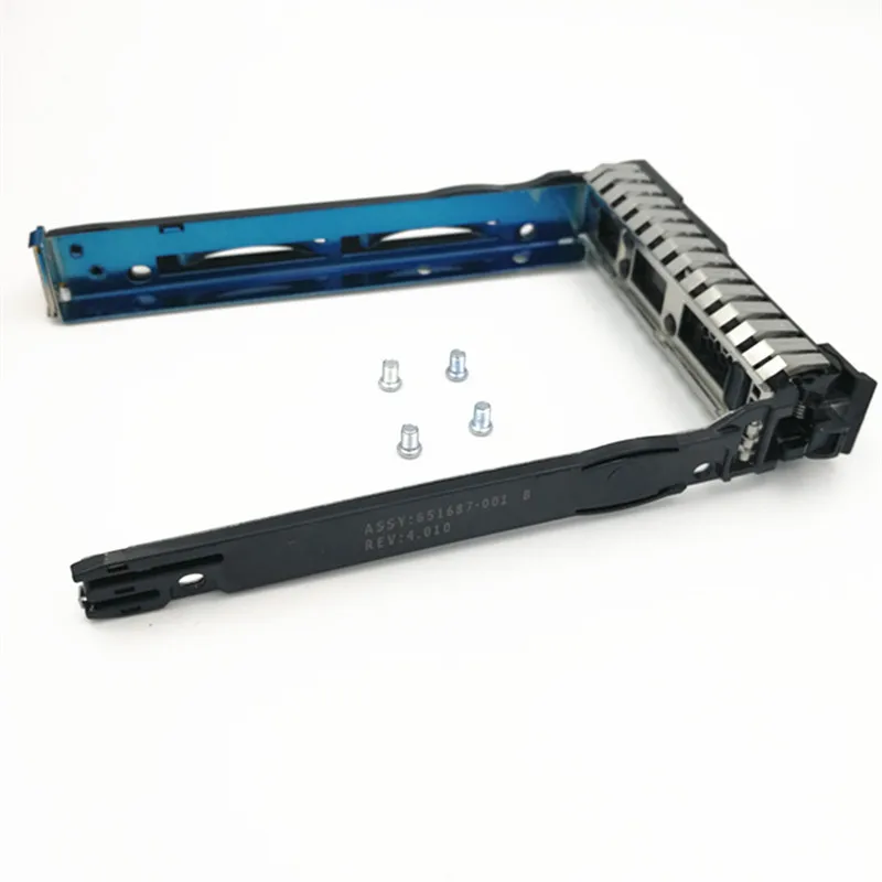 10ชิ้น/ล็อต651687-001 G8 2.5นิ้ว Gen8ถาดแคดดี้ Bracket Rack สำหรับ Gen9 DL380 360 160 385 Sever อะไหล่ส่วนประกอบ