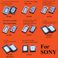2pcs/lot New Top Bottom Front Back Earpiece Ear piece Loud Speaker For Sony Xperia Z Z1 Z2 Z3 Z4 Z5 Mini Compact Z5 Plus E6603